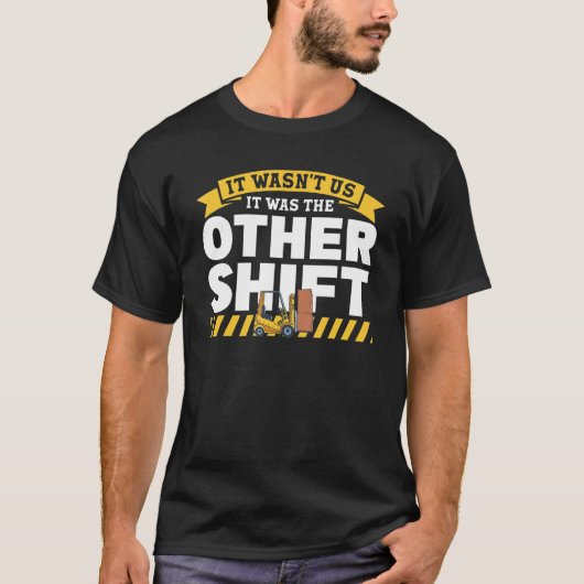 Warehouse Forklift Driver Forklift Operator Forkli Tシャツ (正面)
