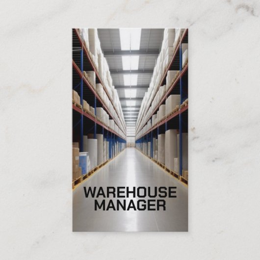Warehouse Manager通路 名刺 (正面)
