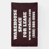 Warehouse Space Lease Banner 横断幕 (縦)