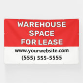 Warehouse Space Lease Banner 横断幕 (横)