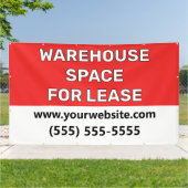 Warehouse Space Lease Banner 横断幕 (外側)