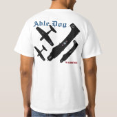 Warkitesの有能な犬 Tシャツ (裏面)