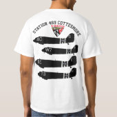 WarkitesのC-47の軍隊輸送機のグループ316th Tシャツ (裏面)