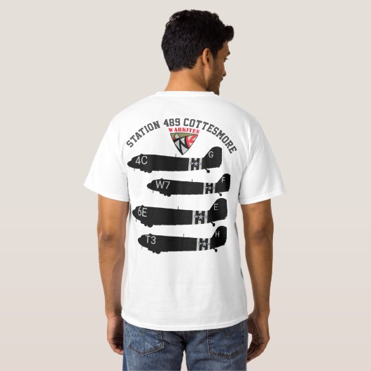 WarkitesのC-47の軍隊輸送機のグループ316th Tシャツ (裏面フル)