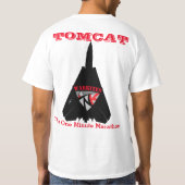 Warkites 26.2の雄猫 tシャツ (裏面)