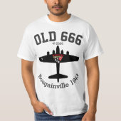 Warkites B-17古い666 Tシャツ (正面)