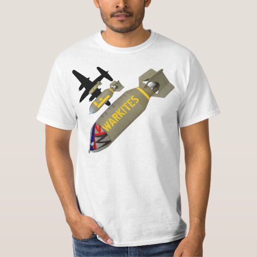 Warkites B-26の爆弾 Tシャツ (正面)