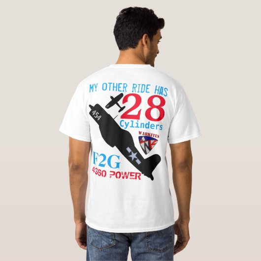 Warkites F2Gの海賊 Tシャツ (裏面フル)