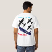 Warkites F4u Corsair USS Franklin 45 Tシャツll Tシャツ (裏面フル)
