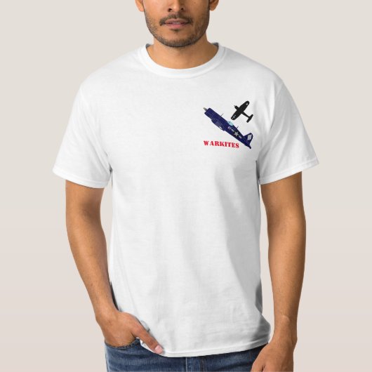 Warkites F4u Corsair USS Franklin 45 Tシャツll Tシャツ (正面)