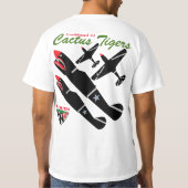 Warkites P-40グアダルカナル島43 Tシャツ (裏面)