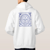 Warli Art Indian Tribal Illustration パーカ (裏面)