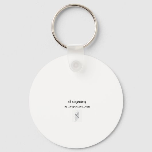 warli flowers キーホルダー (裏面)