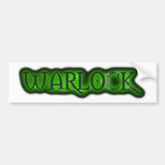 Warlockのワウ バンパーステッカー