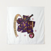 Warlock Dice Design タペストリー (正面(横))