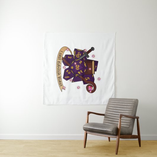 Warlock Dice Design タペストリー (インサイチュ(横))