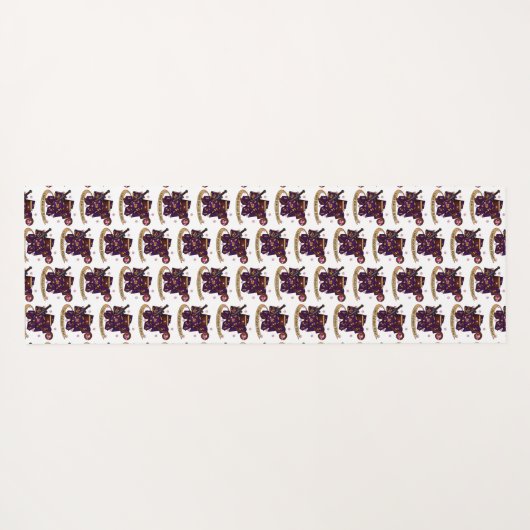 Warlock Dice Design ヨガマット (裏面(横))