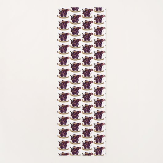 Warlock Dice Design ヨガマット (正面)