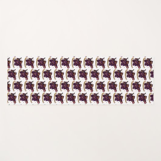 Warlock Dice Design ヨガマット (正面(横))