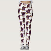 Warlock Dice Design レギンス (正面)