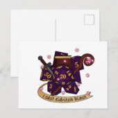 Warlock Dice Design 案内ポストカード (正面/裏面)