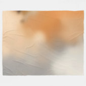 Warm Abstract Background フリースブランケット (正面(横))