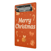 Warm Aesthetic Christmas Art – Cute Festive Icons  ミニクリップボード (アングル2)