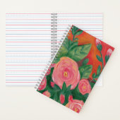 Warm and Rosey spiral notebook ノートブック (内側)