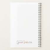 Warm and Rosey spiral notebook ノートブック (裏面)