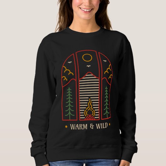Warm and Wild スウェットシャツ (正面)