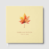 Warm Autumn Maple Leaf ゲストブック (正面)