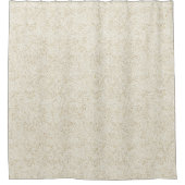 Warm Beige Confetti Texture Bathroom Decor シャワーカーテン (正面)