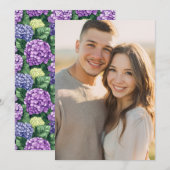 Warm Beige Romantic Photo 招待状 (正面/裏面)