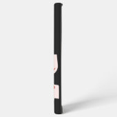 Warm by nature: Adorable Penguin with Playful Text Samsung Galaxyケース (左側面)