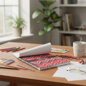 Warm Chevron ノートブック