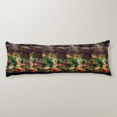 Warm Chicken Soup Steam Art – Rustic Home Cooking ボディピロー (裏面)