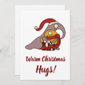 Warm Christmas Hugs シーズンカード (正面/裏面)