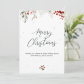 Warm Christmas Party 招待状 (スタンド正面)