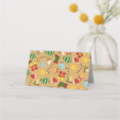 Warm Christmas Place Cards - Dinner Table Decor プレイスカード (裏面)