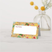 Warm Christmas Place Cards - Dinner Table Decor プレイスカード (正面)