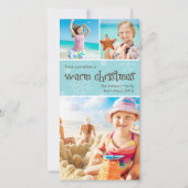 Warm Christmas Premium 4x8フォトカード シーズンカード (正面)