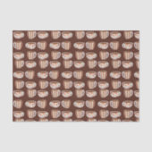 Warm Circle Pattern On Cups Of Coffee 薄葉紙 (正面)