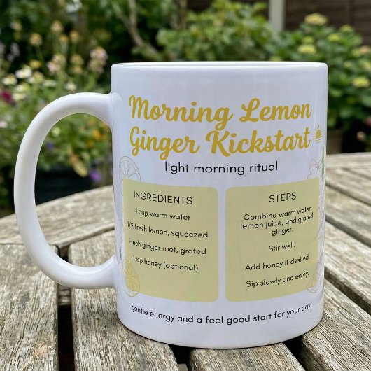 Warm Citrus Ginger Ritual Guide コーヒーマグカップ