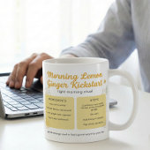 Warm Citrus Ginger Ritual Guide コーヒーマグカップ