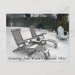 Warm Cleveland Ohioからの挨拶 ポストカード
