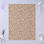 Warm Coffee Bean Roast Tones Seamless Pattern 薄葉紙 (クラフト)