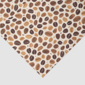 Warm Coffee Bean Roast Tones Seamless Pattern 薄葉紙 (詳細)