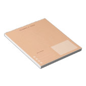 Warm, colorful retro aesthetic Thoughts & Ideas ノートパッド (アングル)