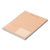 Warm, colorful retro aesthetic Thoughts & Ideas ノートパッド (回転)