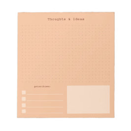 Warm, colorful retro aesthetic Thoughts & Ideas ノートパッド